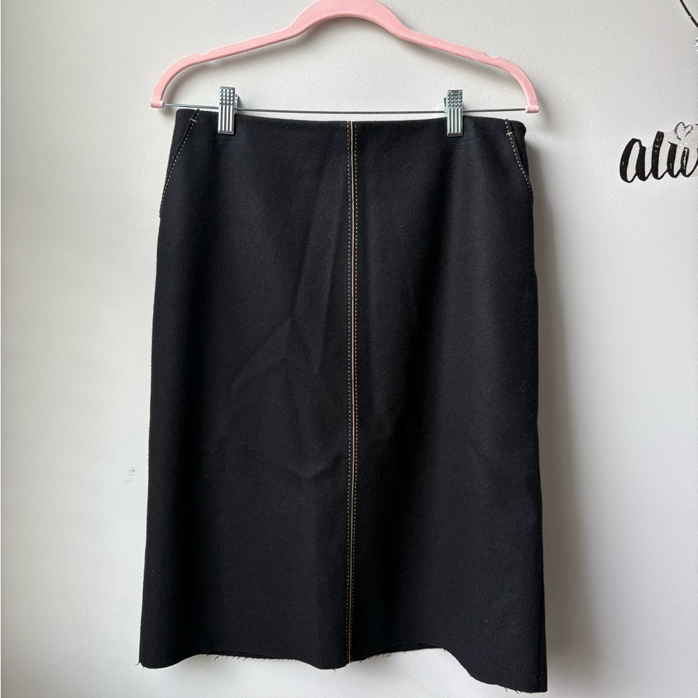 J. Crew Black Pencil Skirt